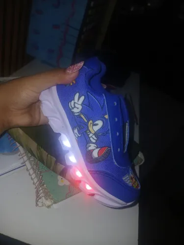 Tênis sonic que pisca
