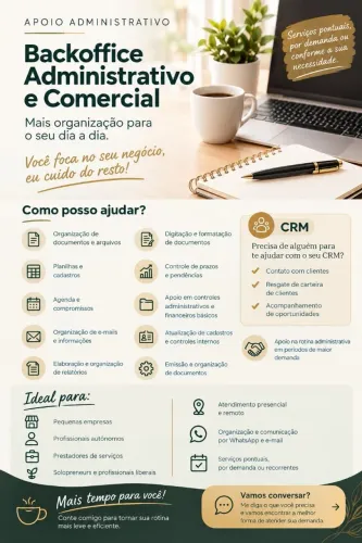 Backoffice Administrativo e Comercial