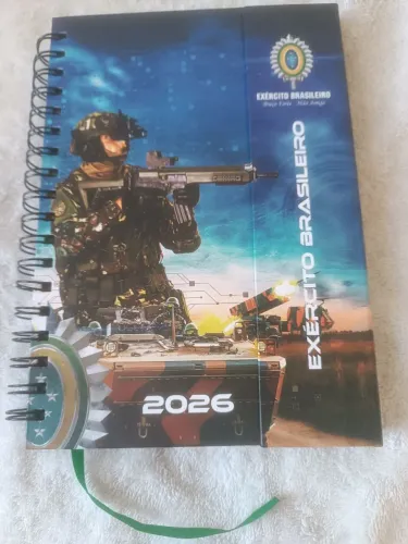 Agenda 2026 da Força Verde Oliva exclusiva para autoridades. Peça rara.