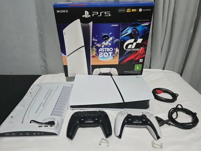 Ps5 Super Slim 2026 fosco Com 2 controles (Castanhal)