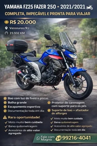 Vendo Yamaha fz25 