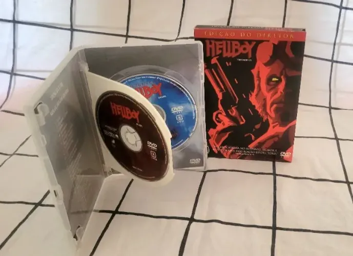Dvd duplo Hellboy original edição diretor filme no box usado
