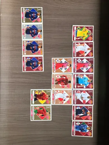 Figurinhas legend da copa 2022