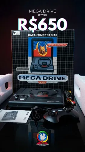 Mega Drive 2017 seminovo loja física