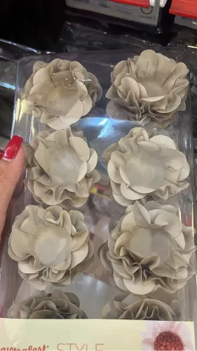 Forminhas de flor para casamento 
