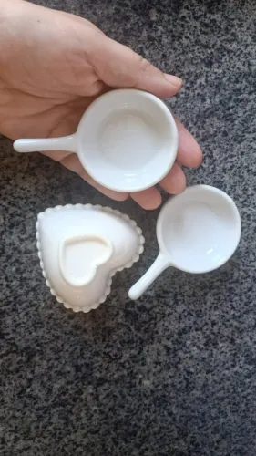 Mini Utensílios de cerâmica para cozinha 