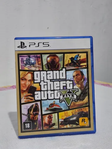 GTA V - PS5 - Mídia Física Original,sem riscos, funcionando 100% Pouco uso