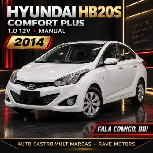 Hyundai HB20S C.plus/c.style1.0 Flex 12V Mec. 4P 2014