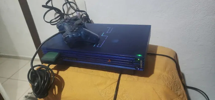Playstation 2 Edição Especial Ocean Blue