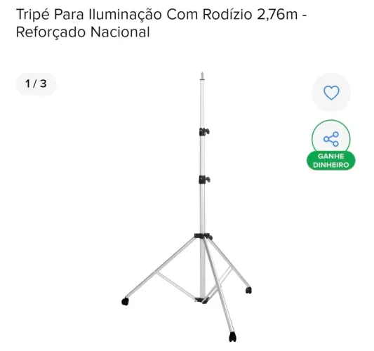 Tripé pra iluminação