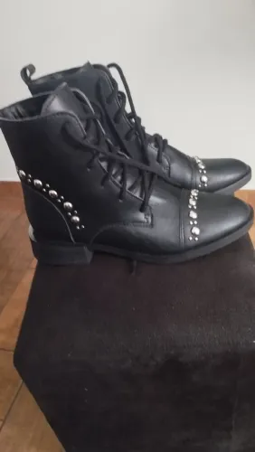 Coturno feminino couro legítimo n35