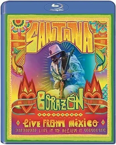 Blu Ray Santana - Corazon Live from Mexico - Live It To Believe It (Autorado)
