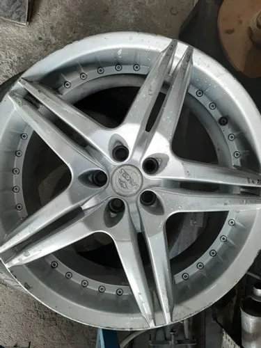 Roda aro 18 Estrela tala 8 Prata Volkswagen Polo 5X100