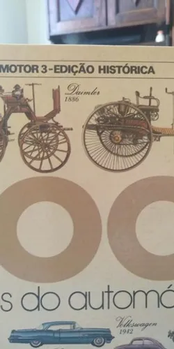 "100anos do Automóvel " livro completo ilustrado tudo dos carros em perfeito estado