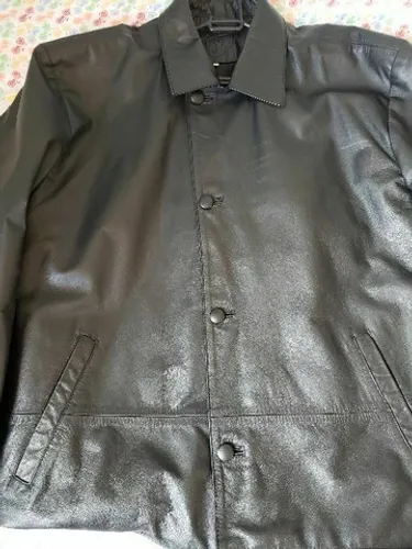 Blazer em Couro Masculino