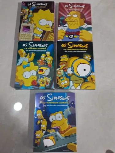 5 temporadas dvd os sinpsons