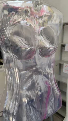 Manequim Feminino de Acrílico Transparente novo (loja 9.90 cartão e 9,00 atacado dh ou pix