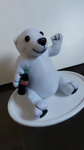 Brinquedos antigos - Urso Polar Coca Cola