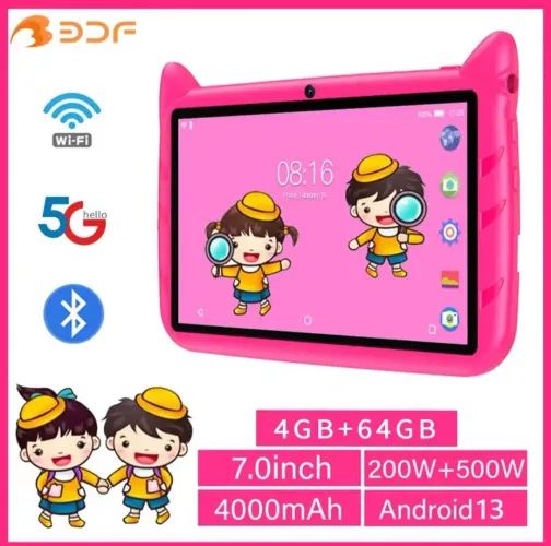 Tablet Infantil 7.0'' 4GB+64GB Android 13 