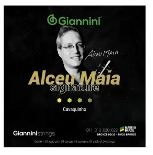 Encordoamento Cavaquinho Giannini Alceu Maia Sscvam C/nfe