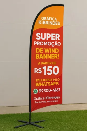 Wind Banner em Super Promoção!