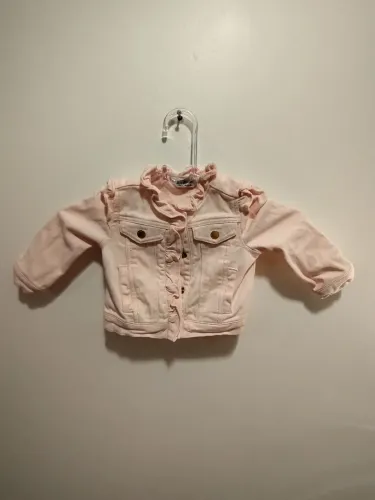 Jaqueta Infantil Rosa Juno Valentine - Tamanho 12 a 18 Meses <br>