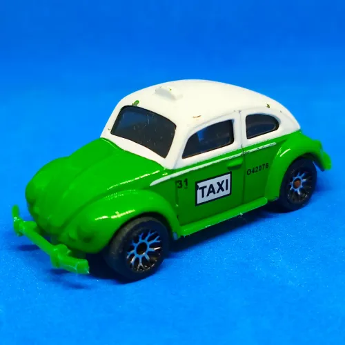 Miniatura Fusca táxi mexicano matchbox