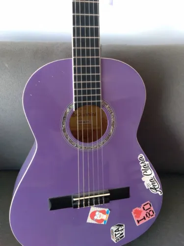 PROMOÇÃO Violão 05 cordas cor roxa
