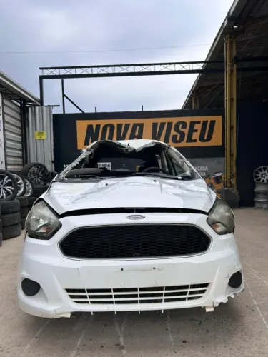 Sucata Ford KA 1.5 4cc 2018 hatch branco Peças Disponíveis