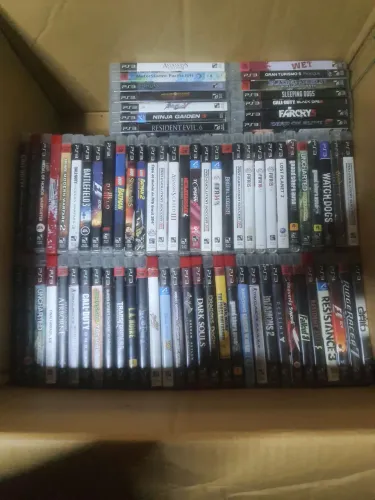 Lote de jogos de vários consoles
