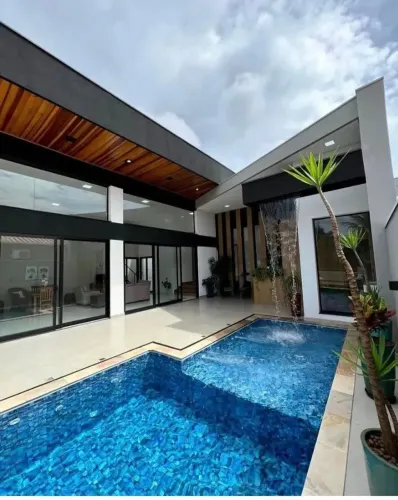 Rancho com 3 dormitórios à venda, 266 m² por R$ 2.200.000,00 - Residencial Morada Fronteir