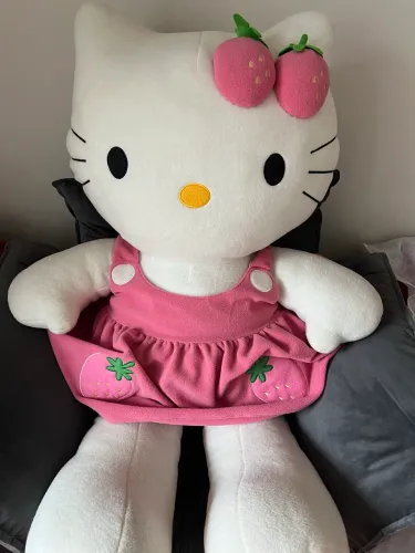 Pelúcia grande hello kitty 