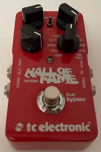 Pedal de Reverb TC Electronics Hall of Fame