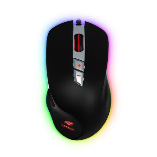 Mouse Gamer C3Tech Bellied MG-700BK Rgb 7.000DPI com Software/Macro - WZetta