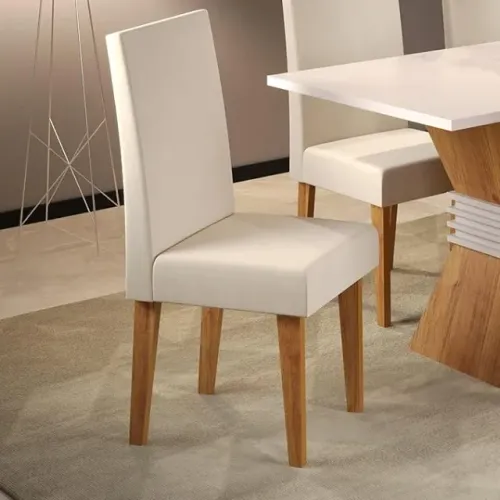 Kit Com 2 Cadeiras Sala De Jantar