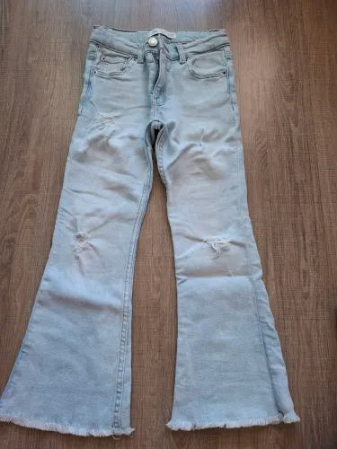 Calça Jeans Flare Infantil Zara