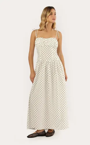 Vestido poá