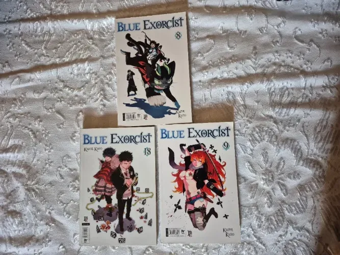 mangá blue exorcist 8, 9, 18