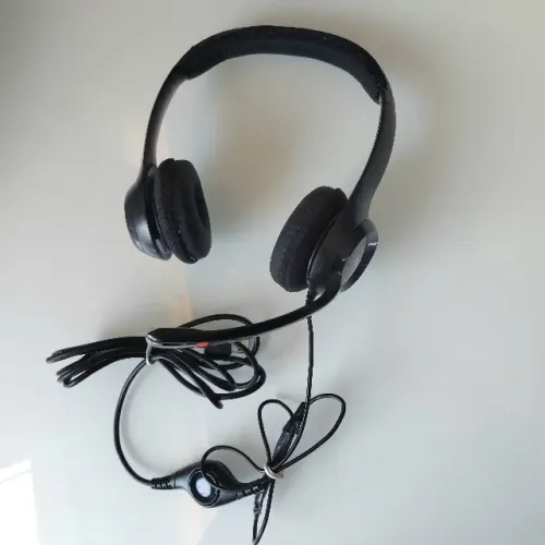 Fone Headset Com Fio USB Logitech H390