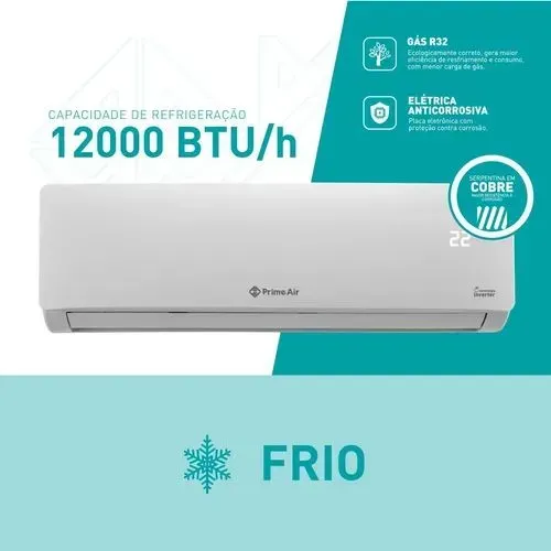 Ar Condicionado PRIME AIR 12.000 BTUs Inverter
