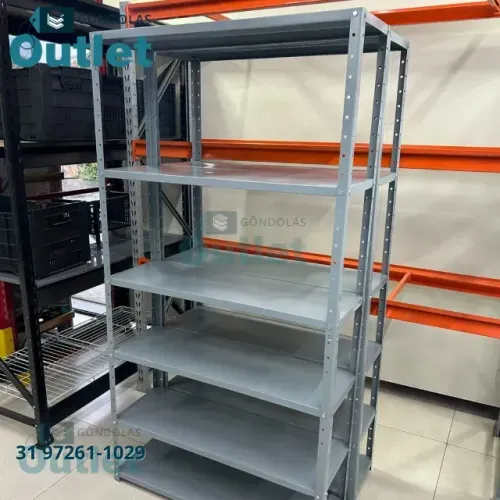 Prateleiras de aço 40 cm de profundidade 