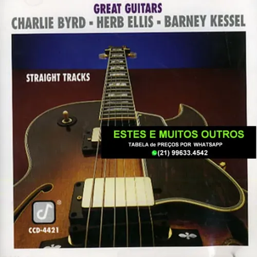 2 Cds do guitarrista de Jazz Charlie Byrd - importados.