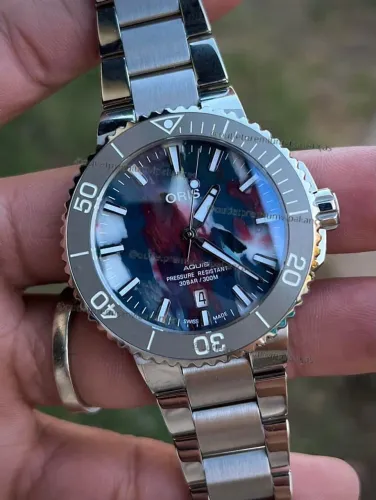 Relógio Oris Aquis Upcycle Automático Multicolor