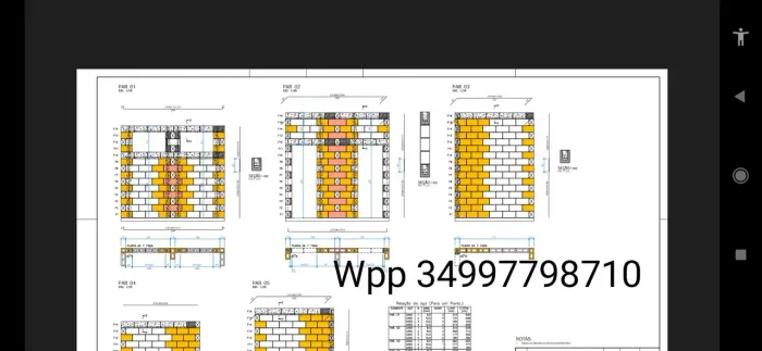 Projeto em Autocad - Alvenaria Estrutural e convencional