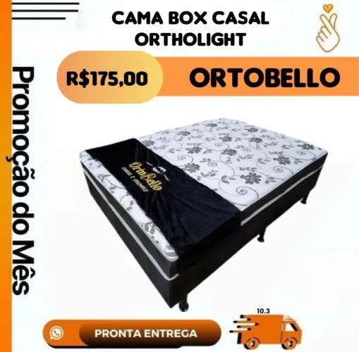 Cama Box Casal Ortholight Ortobello