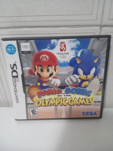 Jogo game raro Super Mario & Sonic Olympic Games Nintendo DS original