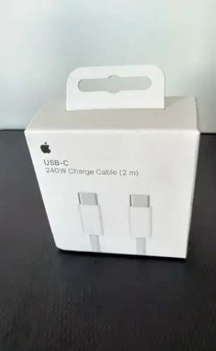CABO ORIGINAL APPLE 2 METROS REFORÇADO USB C - LACRADO ( 1 ano garantia apple )