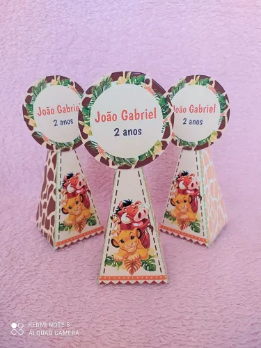 Lembrancinhas Personalizadas - Tema Rei Leão