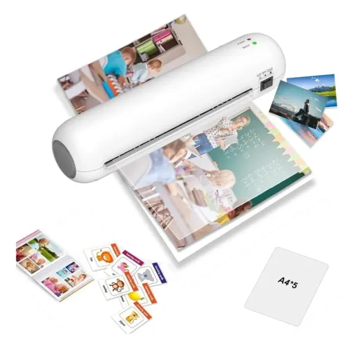 Plastificadora de documentos A4, fotos e cartões