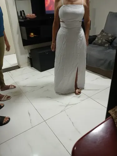 Vestido Branco Longo